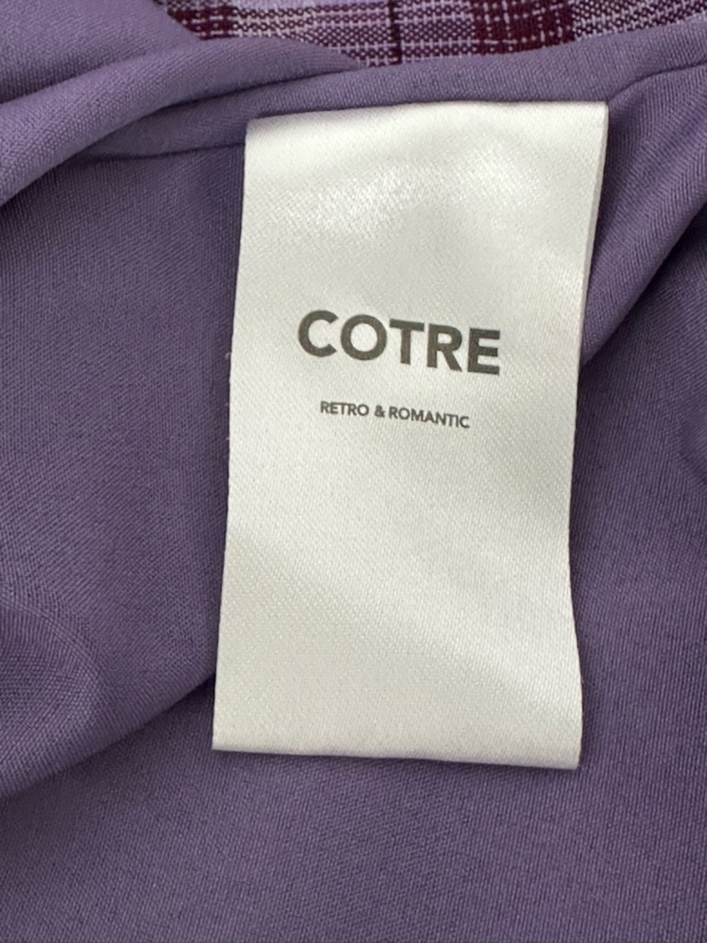 Cotre Midi Dress Sz L Butterfly Bustier Grunge Plaid Dark Cottagecore Dark Fairy - Picture 15 of 16